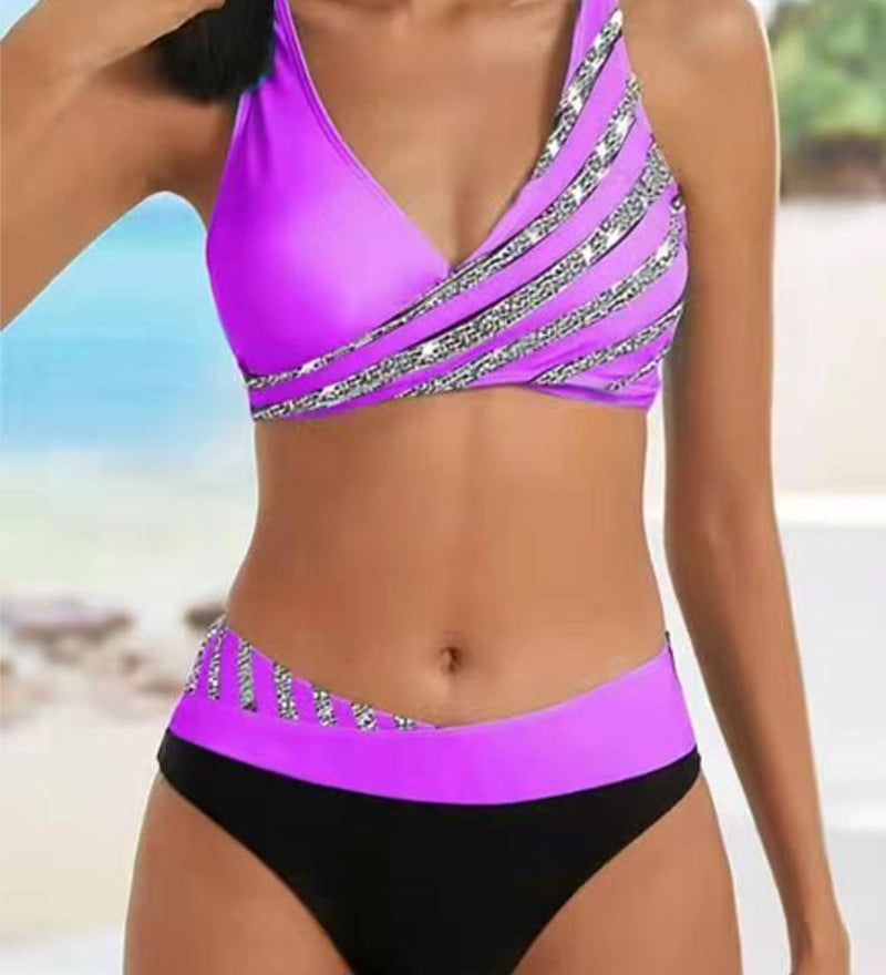Solange | Women's Printed Flattering Bikini Set for Beach