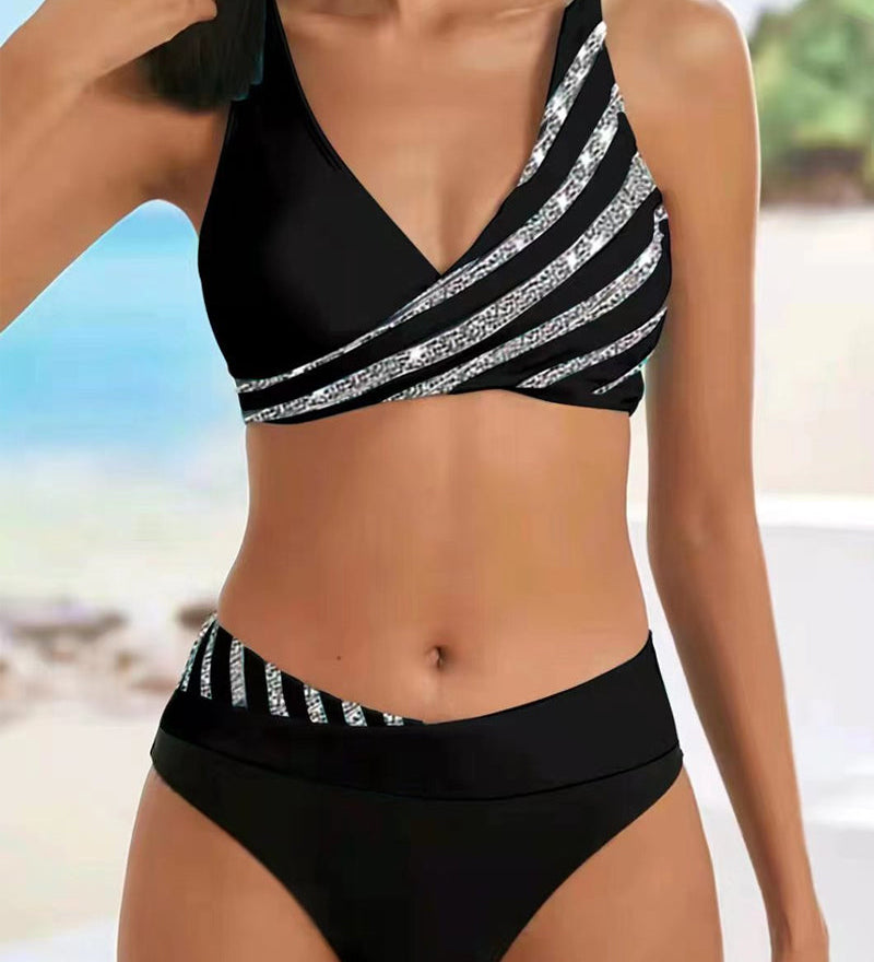 Solange | Women's Printed Flattering Bikini Set for Beach