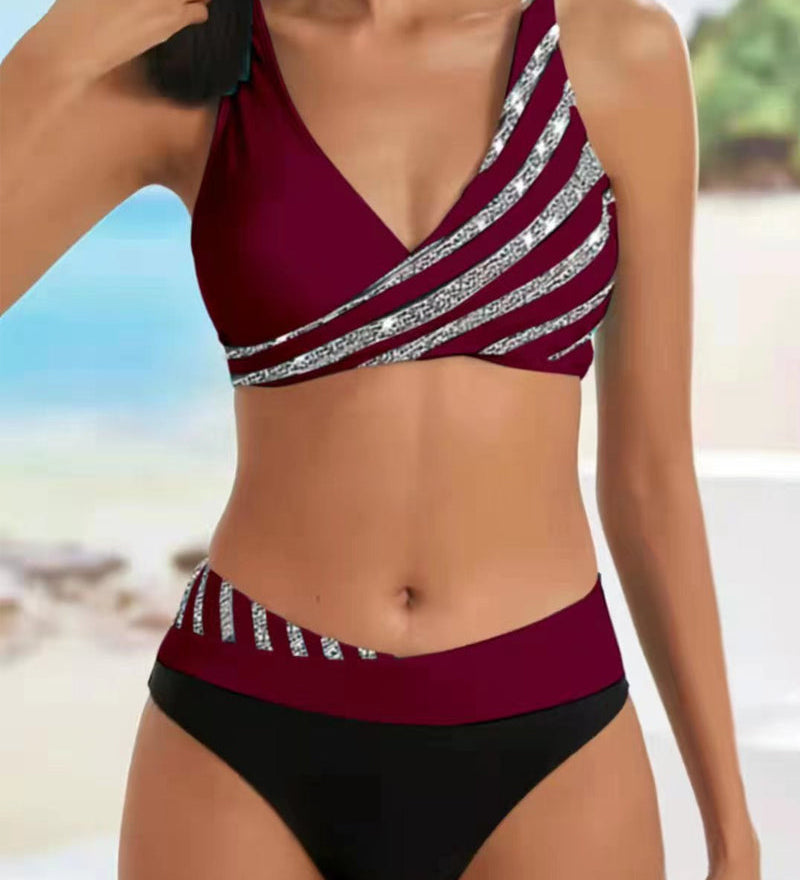 Solange | Women's Printed Flattering Bikini Set for Beach