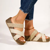Glade | Women's Woven Platform Cushioned Sandals