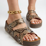 Glade | Women's Woven Platform Cushioned Sandals