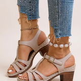 Saffron | Women's Block Heel Sandals
