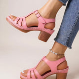 Saffron | Women's Block Heel Sandals