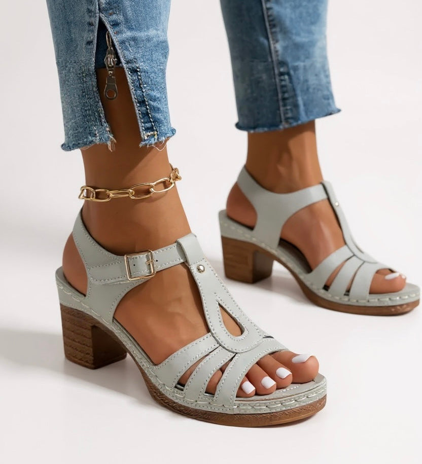 Saffron | Women's Block Heel Sandals