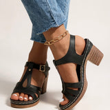 Saffron | Women's Block Heel Sandals