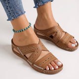 Margaux | Women's Cushioned Slip-On Sandals