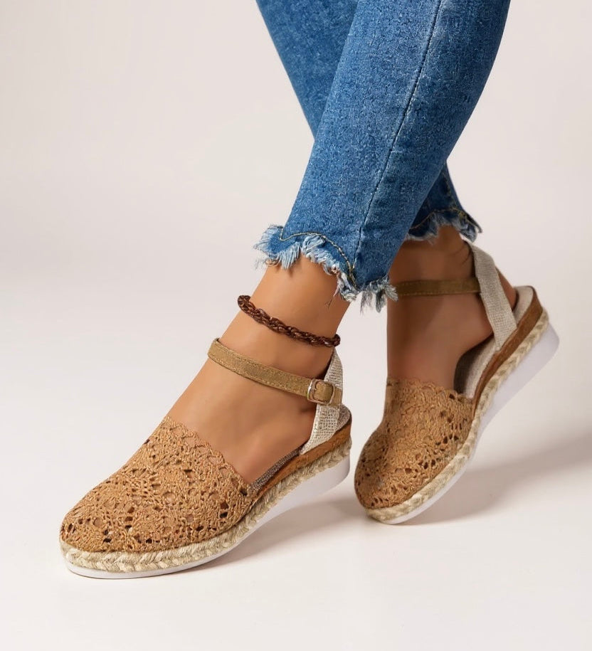 Darby | Women's Boho Woven Platform Sandals