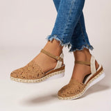 Darby | Women's Boho Woven Platform Sandals