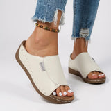 Heather | Women's Platform Cushioned Slides