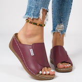 Heather | Women's Platform Cushioned Slides