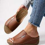 Heather | Women's Platform Cushioned Slides