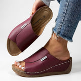 Heather | Women's Platform Cushioned Slides