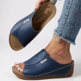 Heather | Women's Platform Cushioned Slides