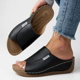 Heather | Women's Platform Cushioned Slides