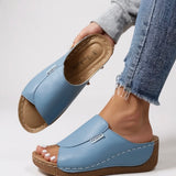 Heather | Women's Platform Cushioned Slides