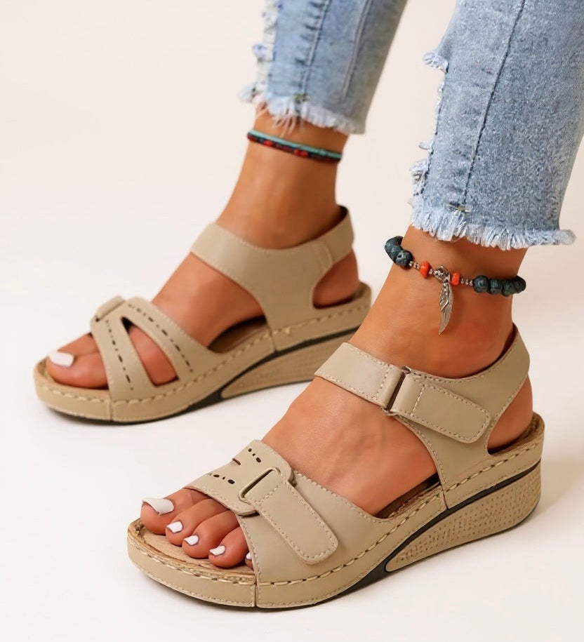 Maren | Women's Cushioned Adjustable Wedge Sandals