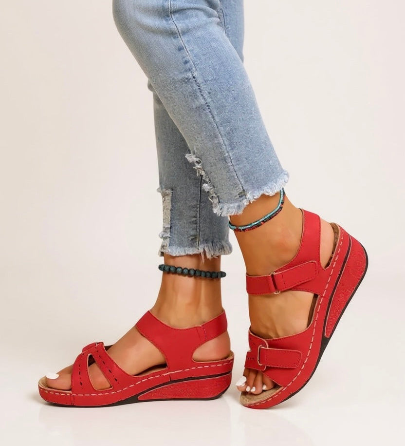 Maren | Women's Cushioned Adjustable Wedge Sandals