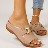 Juno | Women's Cushioned Buckle Slides