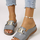 Juno | Women's Cushioned Buckle Slides