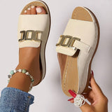 Juno | Women's Cushioned Buckle Slides