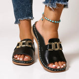 Juno | Women's Cushioned Buckle Slides