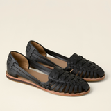 Victoria | Women's Woven Flat Buckle Sandals