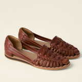 Victoria | Women's Woven Flat Buckle Sandals