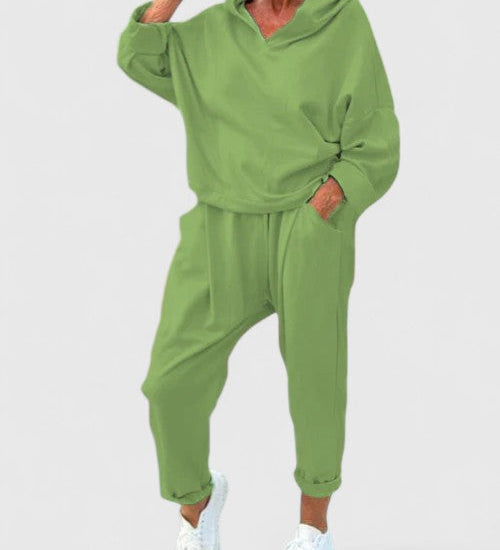 Sally | Comfortable Hooded Sweatshirt Set