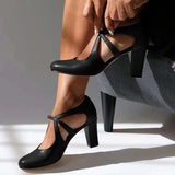 Camille | Elegant Leather Heels