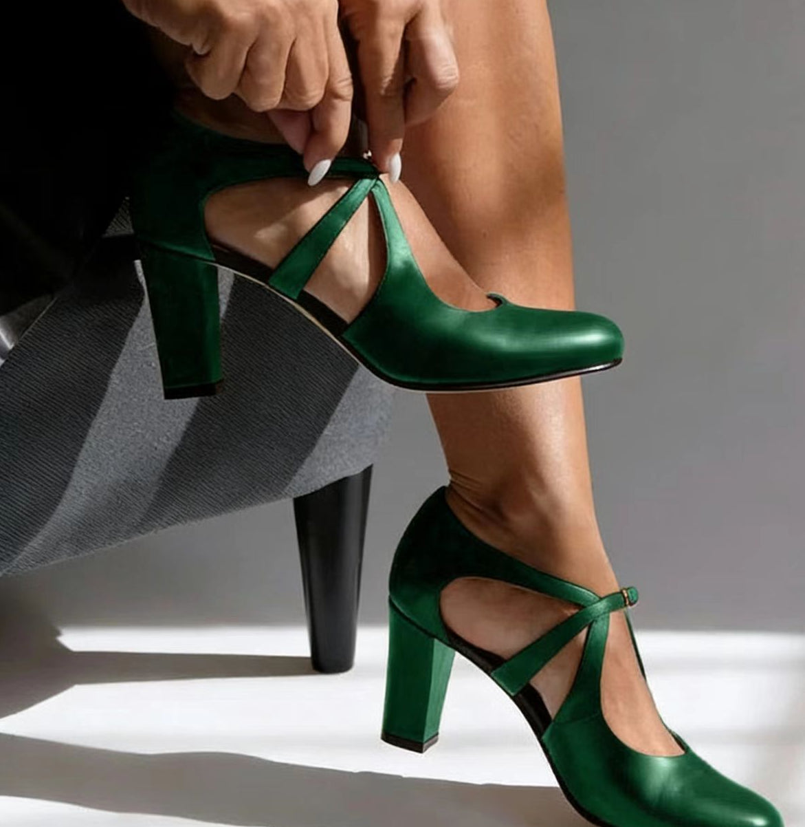 Camille | Elegant Leather Heels