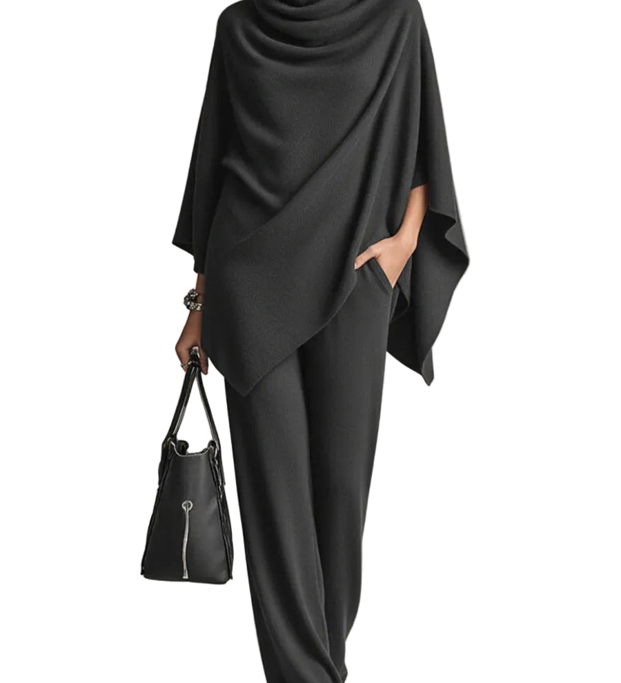 Seraphine | Elegant Drape Two-Piece Set