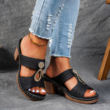 Finley | Women's Orthopedic Rhinestone Flat Sandals