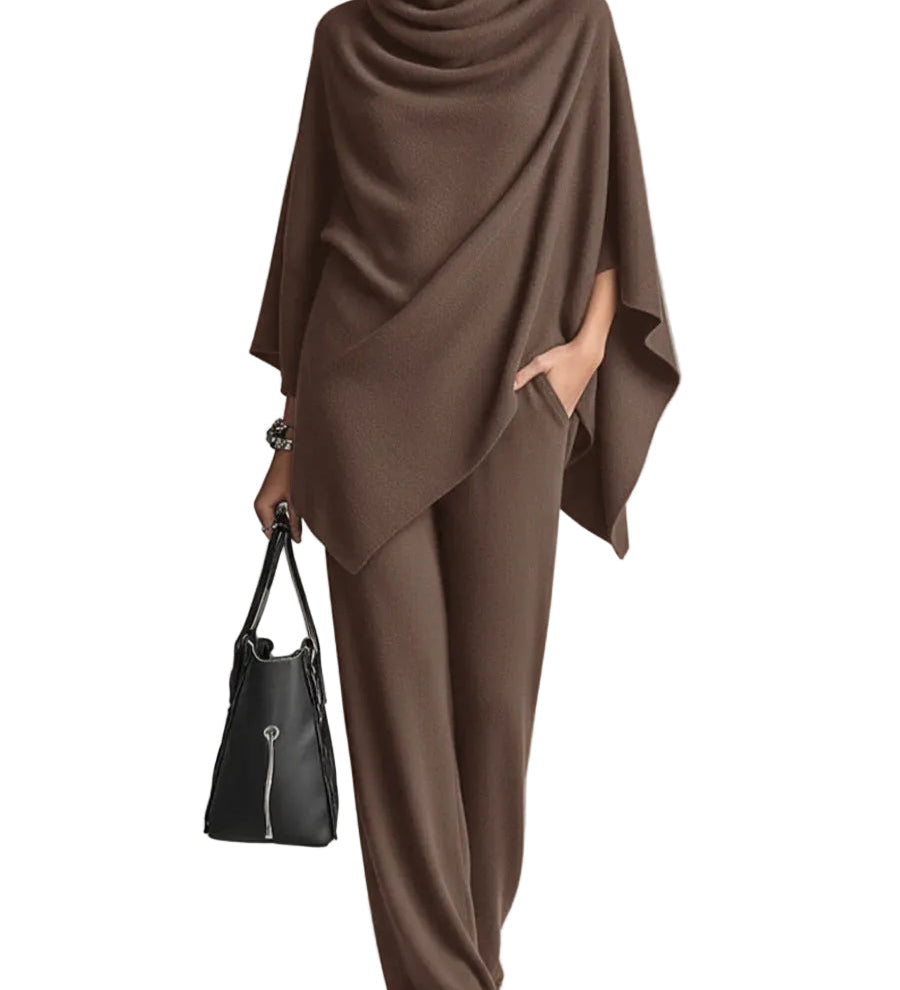 Seraphine | Elegant Drape Two-Piece Set