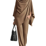Seraphine | Elegant Drape Two-Piece Set