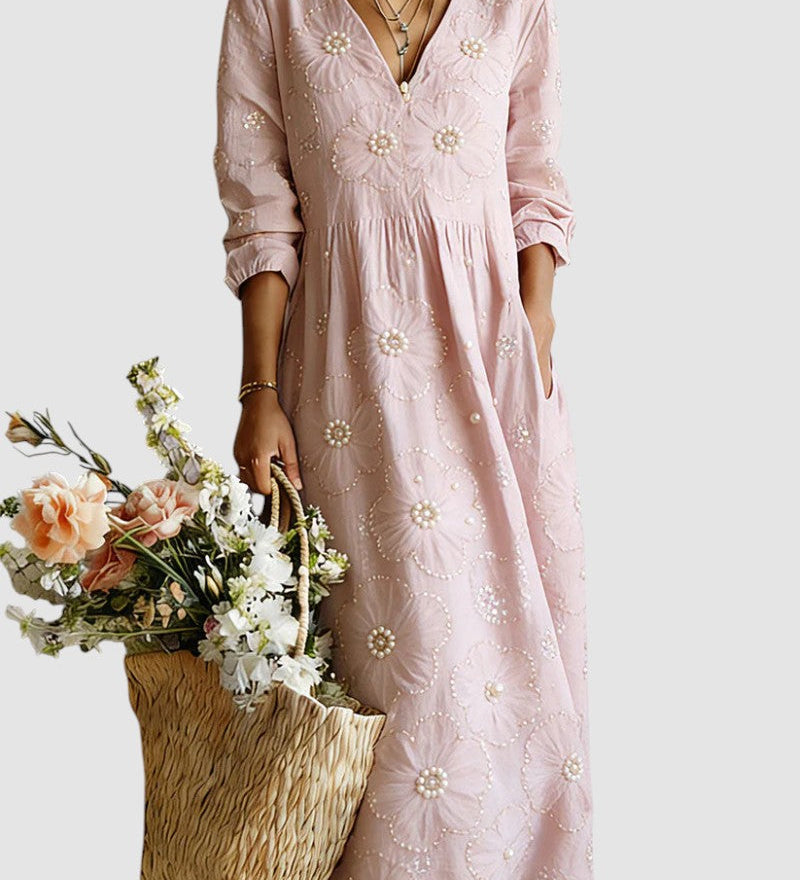 LENA | FLORAL MIDI DRESS