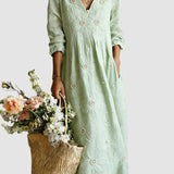 LENA | FLORAL MIDI DRESS