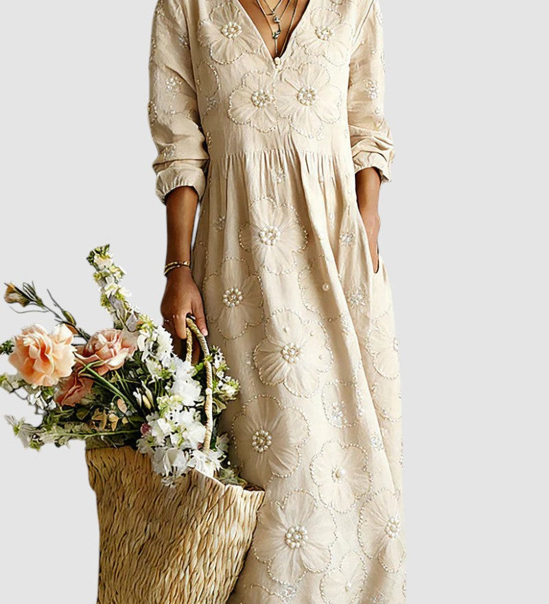 LENA | FLORAL MIDI DRESS