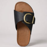 Coral | Women's Cushioned Adjustable Buckle Slides