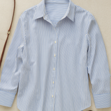 Women’s Button Down Shirt | Elegant V-Neck Lapel
