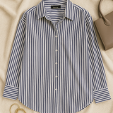 Women’s Button Down Shirt | Elegant V-Neck Lapel