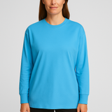 Women T-Shirt –  Round Neck Basic Look, Loose & Comfortable