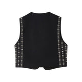 Celestia™ | Sequin Pattern Boho Vest