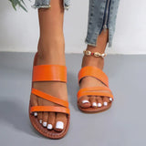 Lilac | Women's Flat Cushioned Sandals