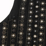 Celestia™ | Sequin Pattern Boho Vest