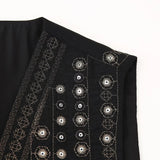 Celestia™ | Sequin Pattern Boho Vest