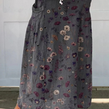 Ivy™ | Flower Art  Print Pocket Skirt