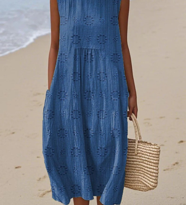 Sara™ Patterned Midi Dress