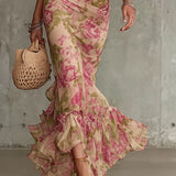 Racquella™ Vintage Maxi Dress
