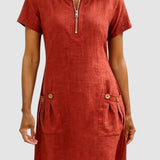 ELIANA | CASUAL A LINE DRESS