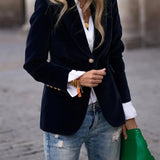 Carole™ | Elegant Velvet Blazer
